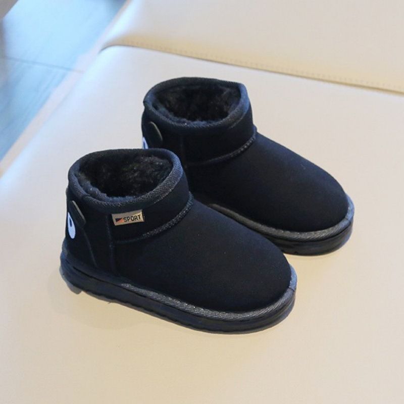 Kids Short Boots Boys Shoes Autumn Winter Children Girls Fashion Boot Kidszworld Toddler Soft Comfortable Warm Snow Shoes Size 25 - 36 K0497