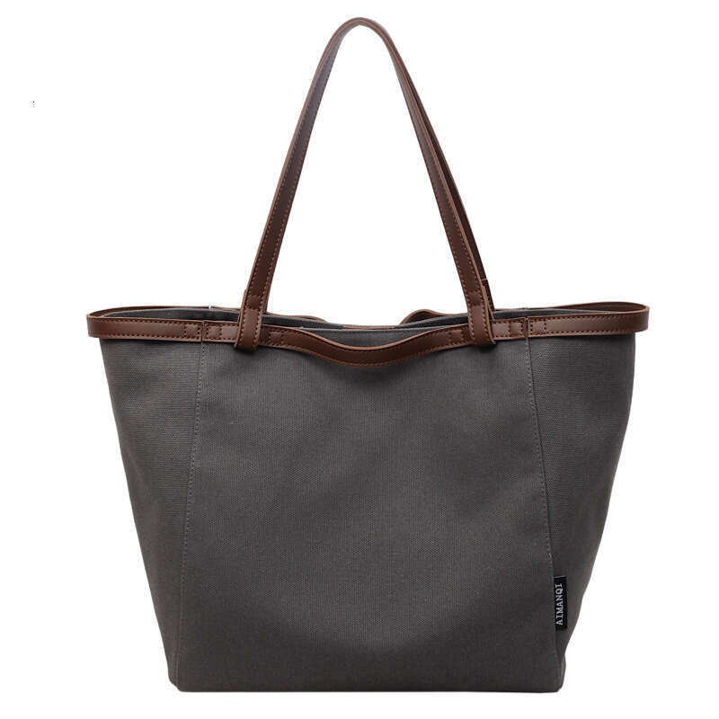 designer bag Luxury bag Large Capacity Canvas Simple Tote Fashion Versatile New Handheld Shoulder Underarm Bag
