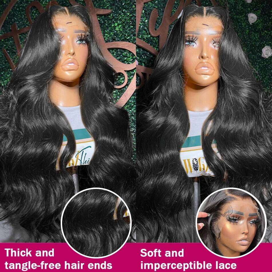 34 32 30In Body Wave Frontal Wigs 13X4 13X6 Transparent Lace Front For Women 6X4 5X5 Glueless Wig Human Hair Xiusiyuan2510