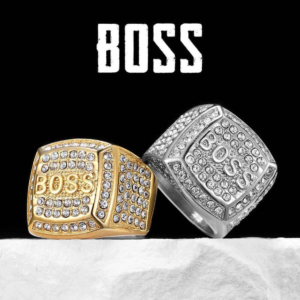 Shiny Gemstone Stainless Steel Men Rings Punk New In For Male Women Fashion Jewelry Creativity Gift Wholesale Dropshiping