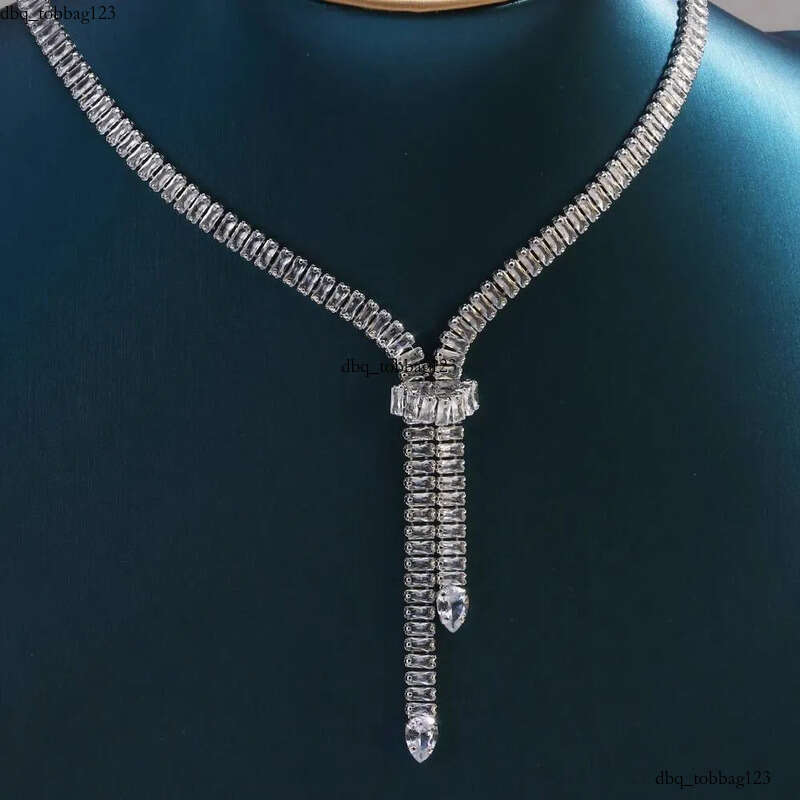 Bridal Fashion Crystal Rhinestone Choker Necklace Women Wedding Accessories Tennis Chain Zircon Chokers Jewelry Collier Femme