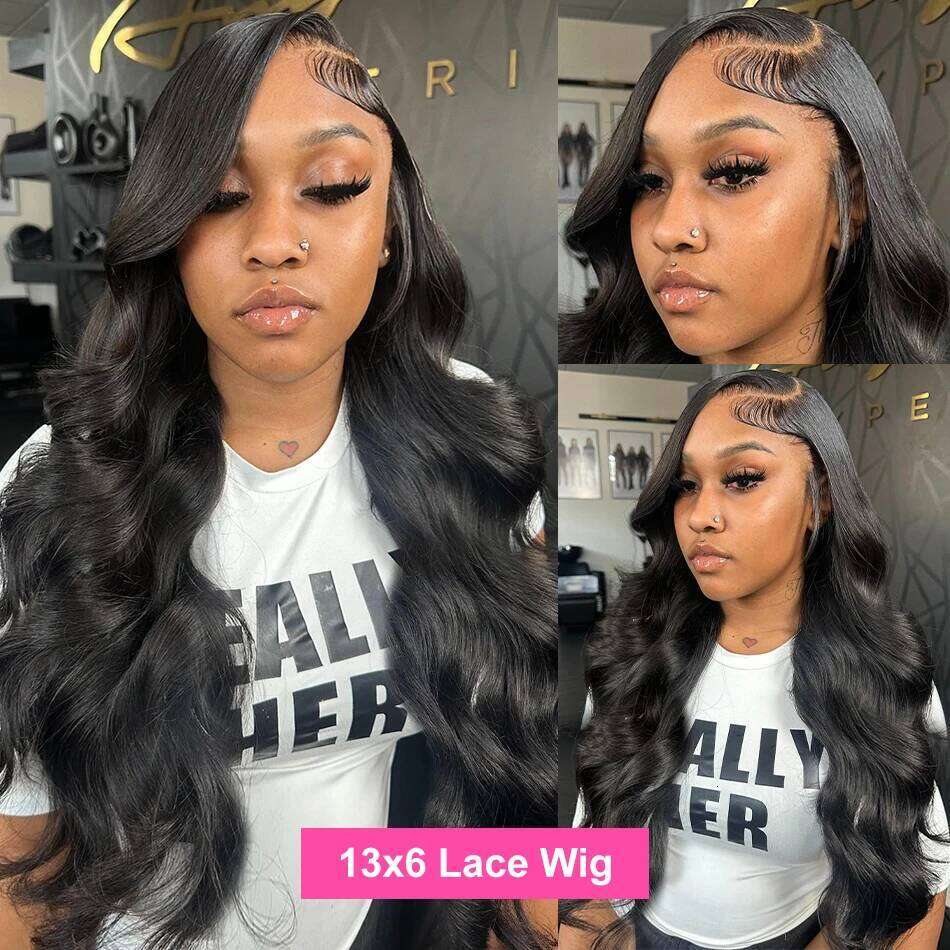 34 32 30In Body Wave Frontal Wigs 13X4 13X6 Transparent Lace Front For Women 6X4 5X5 Glueless Wig Human Hair Xiusiyuan2510