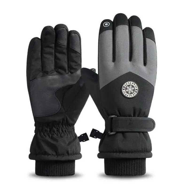 2025 New Waterproof Ski Gloves Winter Touch Screen Snow Glove Fleece Lined Warm Thermal Gloves for Snowboard Skiing Running Cycl Z250925