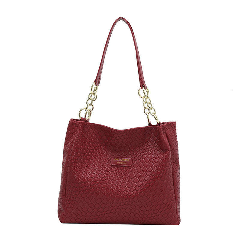 designer bag Luxury bag Woven Large Capacity Fashionable Textured Handbag for Women New Niche Commuter Shoulder Tote Bag