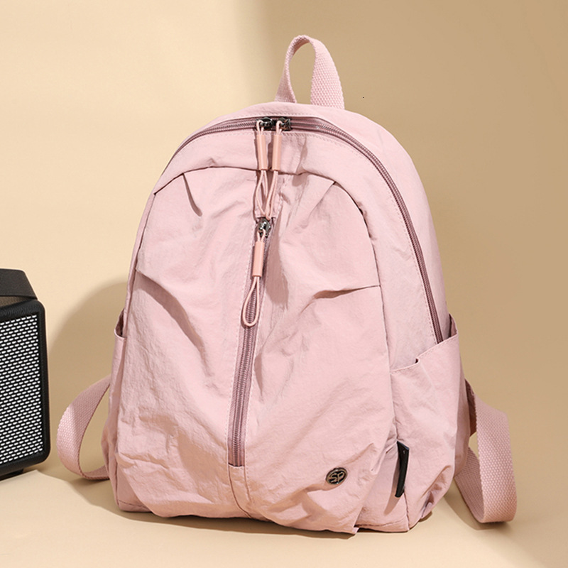 Designer's new colorful pleated backpack 2025 travel bag