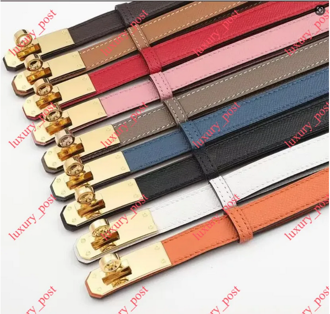 Belt for women designer Buckle Simple Hundred With Dress Suit Pants Coat Accessories Women Slim gurtel leather Classic Gold Buckle Cowhide fashion casual with box EE