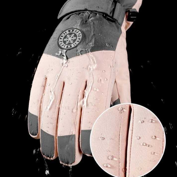 2025 New Waterproof Ski Gloves Winter Touch Screen Snow Glove Fleece Lined Warm Thermal Gloves for Snowboard Skiing Running Cycl Z250925