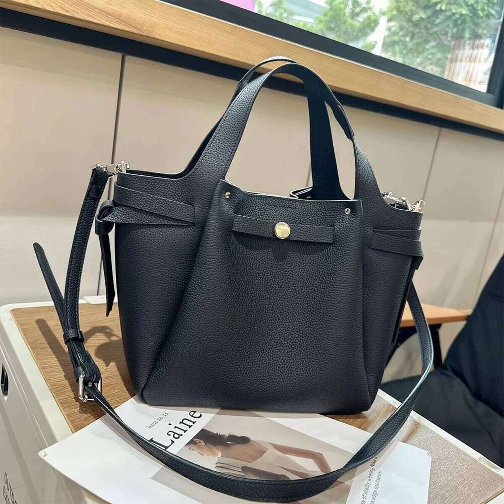 Designer Tote Bag Original Brand Rectangular Genuine Leather New Handbags Shoulder Large Woman Bags Belt Suotong2510 Mdng