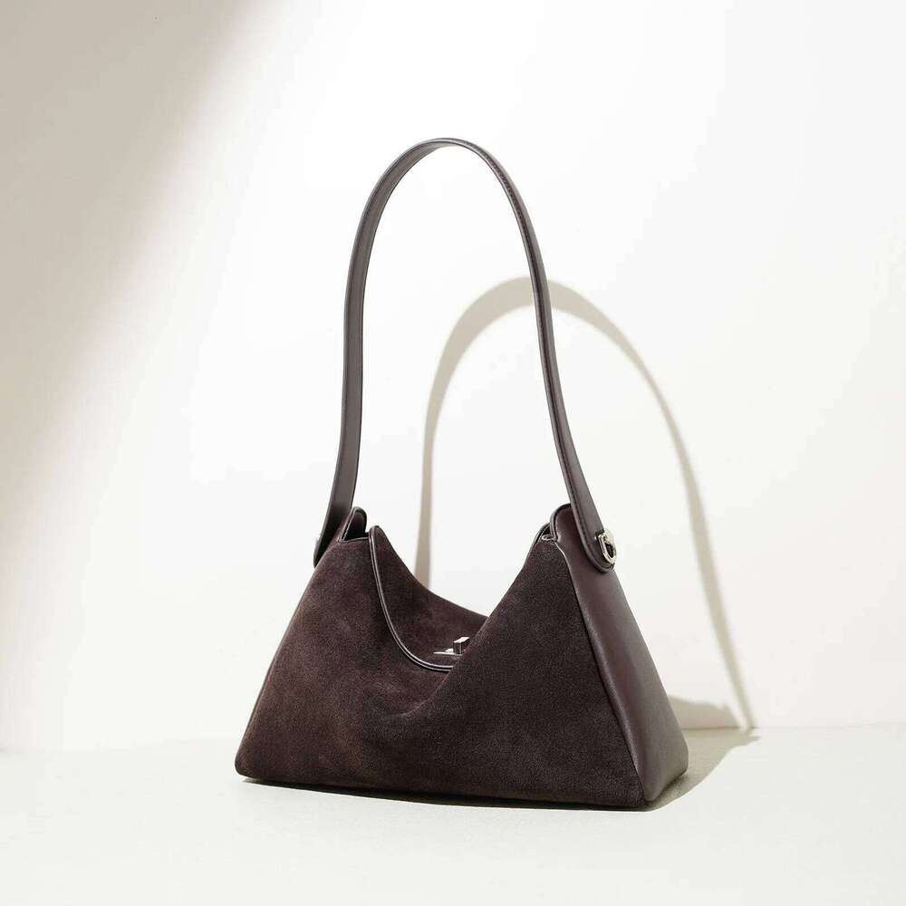 MENDY Hobo Women Crossbody Suede Bag Totes Bags Women's Genuine Leather Handbag Natural Brown Autumn Winter New In Suotong2510 Mdng