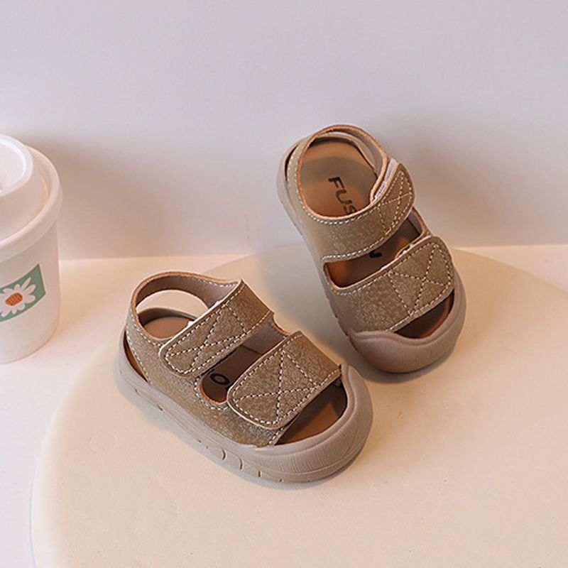 Kids Sandals Boys Summer Children's Sandals Anti-kick Infant Toddlers Kidszworld Causal Walking Beach Sandals Soft Non-slip Size 15 - 25 K0714