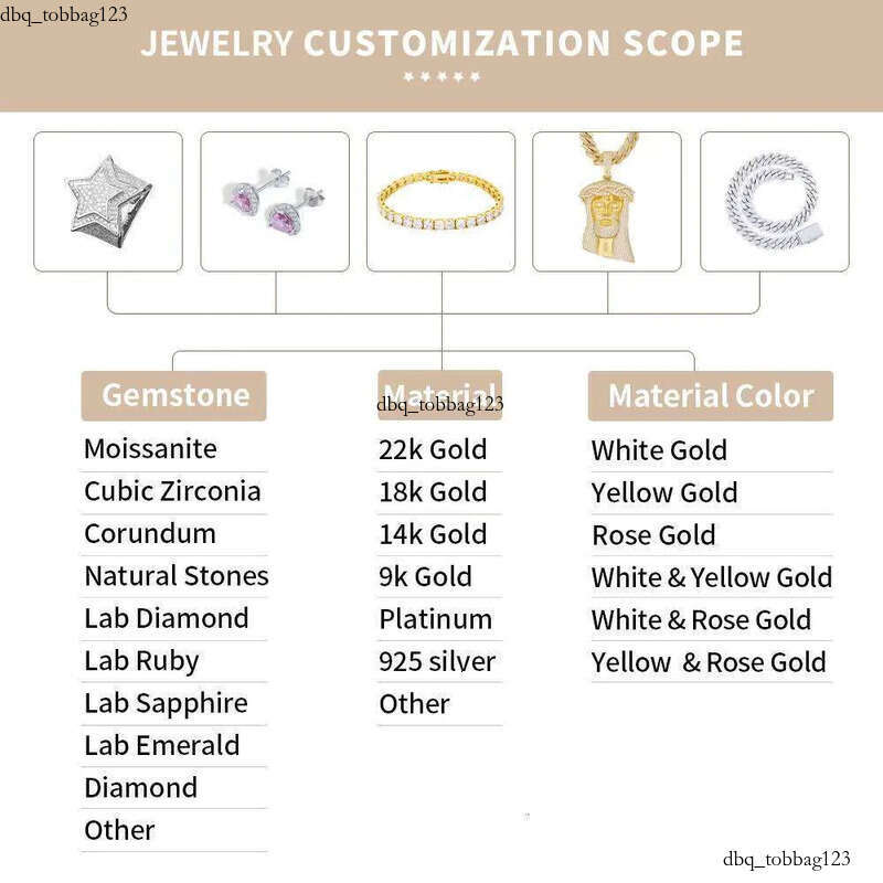 Wholesale Mossanite Moissanite Chain Bracelet Jewelry Manufacturer 2-6mm VVS Tennis Dia Trendy Unisex Hip Hop Men Gift