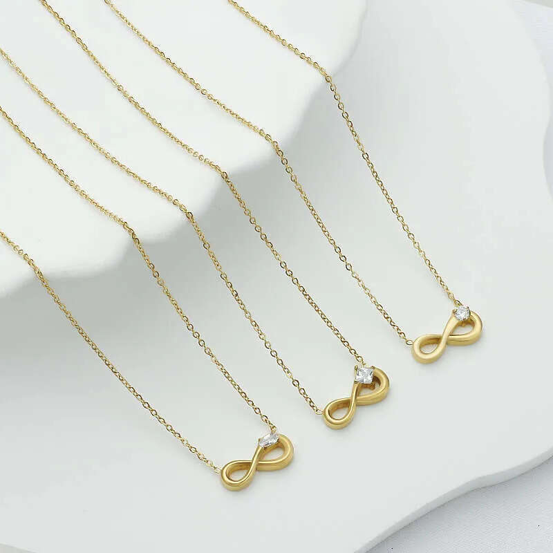 Fashionable titanium steel pendant necklace, beach collarbone chain, women's non fading jewelry