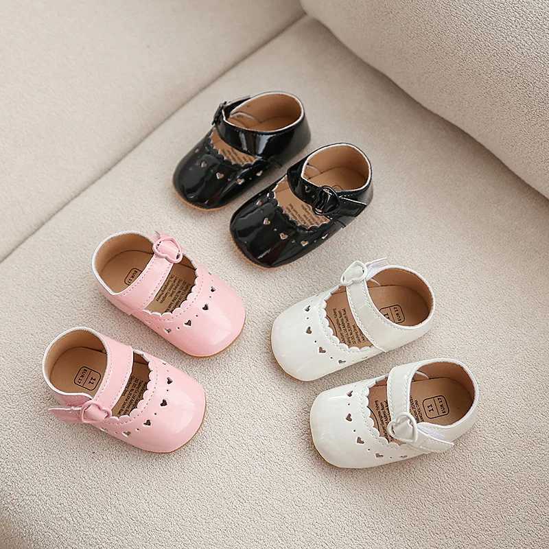 Spring and Autumn New Hollow Step Shoes Butterfly Knot 01 Year Old Baby Shoes Princess ShoesJ250930