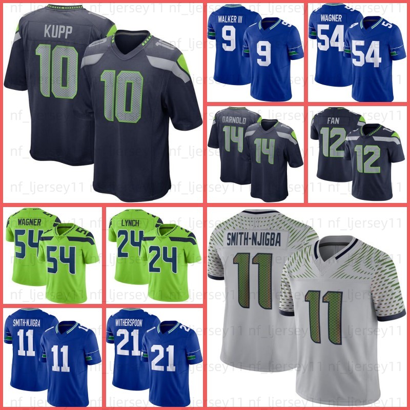 Sam Darnold Jaxon Smith-Njigba Football Jersey Cooper Kupp Jalen Milroe Barner Zabel Devon Witherspoon Nick Emmanwori Byron Murphy Rashid Shaheed Largent