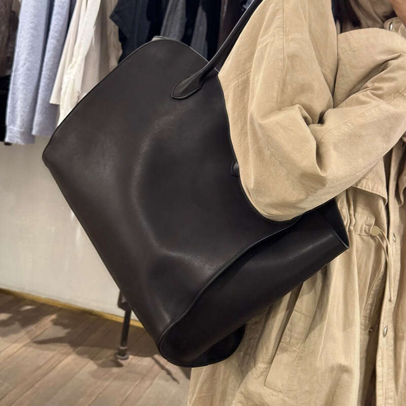 Kendall Jenner Style Niche Women's Marlo17 Handbag Shopping Tote Large Cowhide Briefcase Underarm Bag