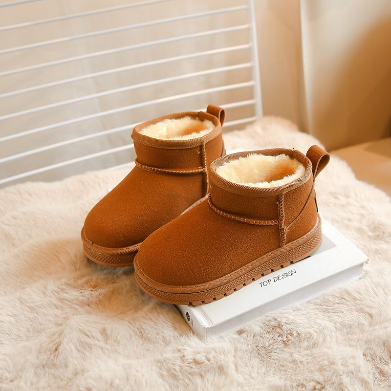 Toddler Winter Shoes 2025 Fashion Girls Boys Cotton Snow Boots Warm Kids Boots Kidszworld Boy Winter Cotton Shoes Size 26 - 37 K0500