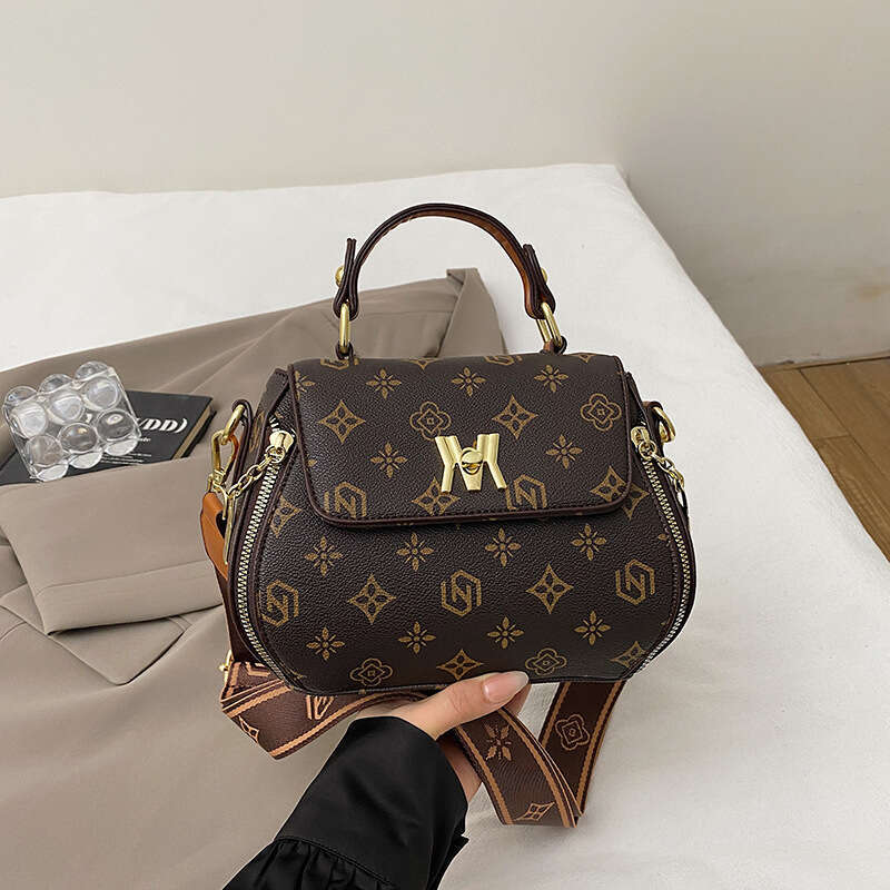 Designer Bags Women Vintage Square Bags Versatile New Pattern Printed Handbag Elegant Tote Bags Shoulder Crossbody Bag