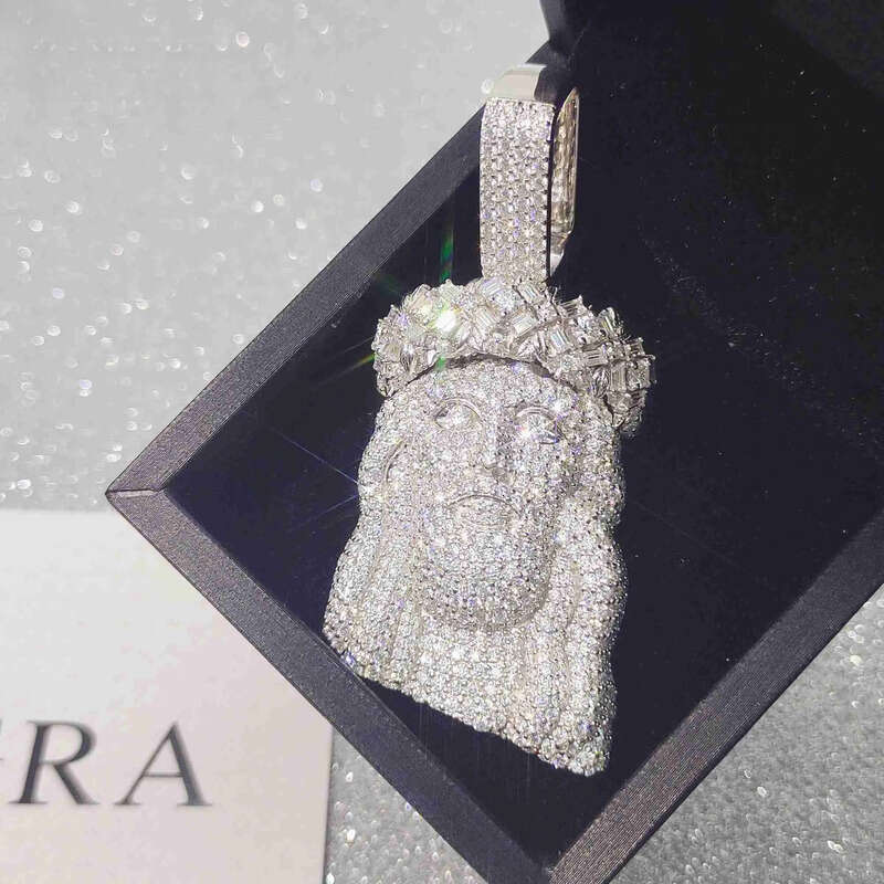 Necklace custom pendant charm Pass Dia Tester Moissanite Hip Hop Jewelry S Jesus