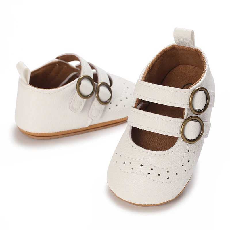 New Baby Girl Shoes Fashion Flower Flats Nonslip Newborn Toddler First Walkers Formal SandalsJ250930