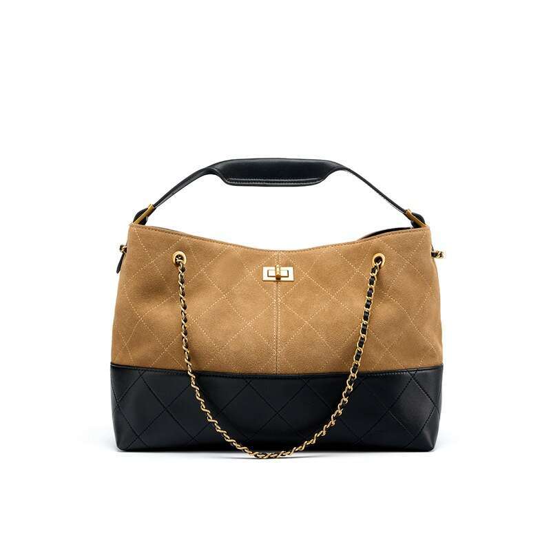 designer bag Luxury bag Handbag Commuter High-End Feel Shoulder Large Capacity Suede New Women's Crossbody Genuine Leather Bucket Bag