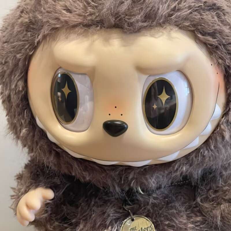 Labubu ZIMOMO Leader LABUBU Angel Vinyl Plush Doll 58CM Big Baby