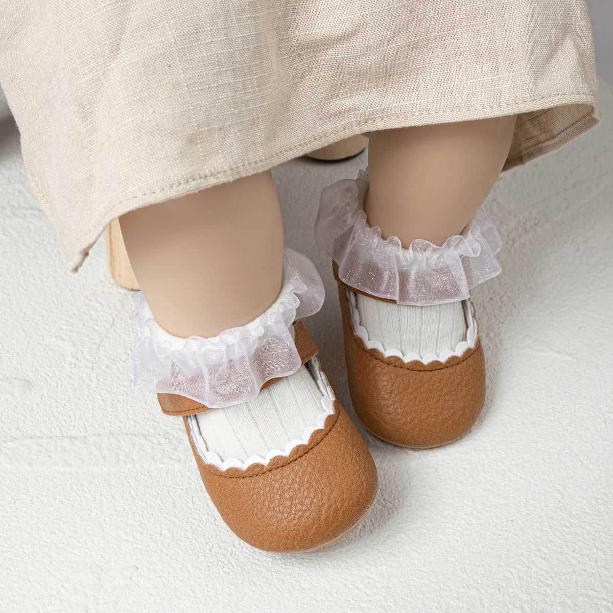 KIDSUN Baby Girls Shoes Multicolour Princess Toddlers Shoes Soft Soled NonSlip Crib Shoes First Walkers 018MJ250930