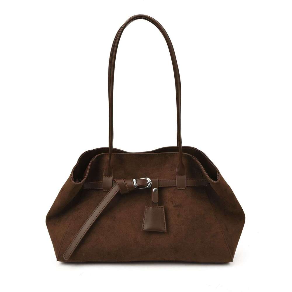designer bag Luxury bag High-end Matte Large Capacity Tote New Fashion Versatile Suede Single Shoulder Commuter Underarm Bag