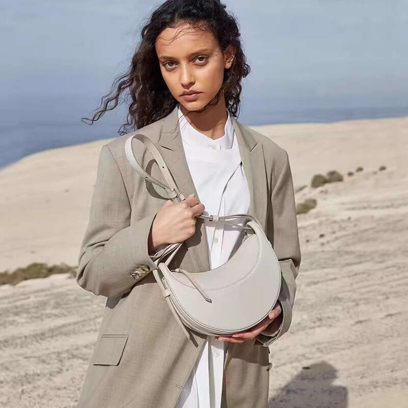 designer bag Luxury bag French Niche Crescent New High-End Saddle Single Shoulder Crossbody Underarm Bag for Women