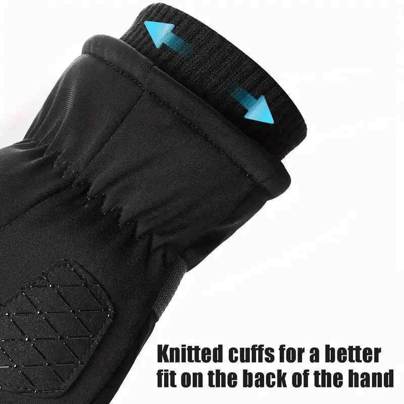 Winter Skiing Gloves Windproof Touch Screen Snowmobile Motorcycle Riding Antislip Outdoor Sports Gloves Driving Skiing Z250925