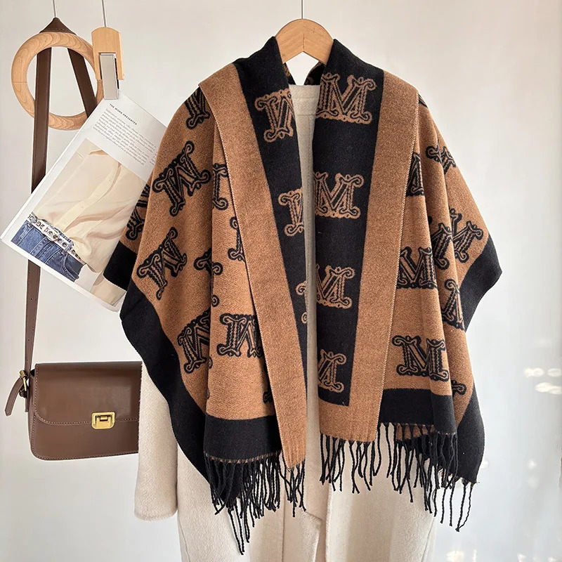 Fashion Jacquard Soft Covering Yarn Scarf Women Spring Autumn Long Shawl Wraps Winter Warm Neckerchief Double Sides 250930