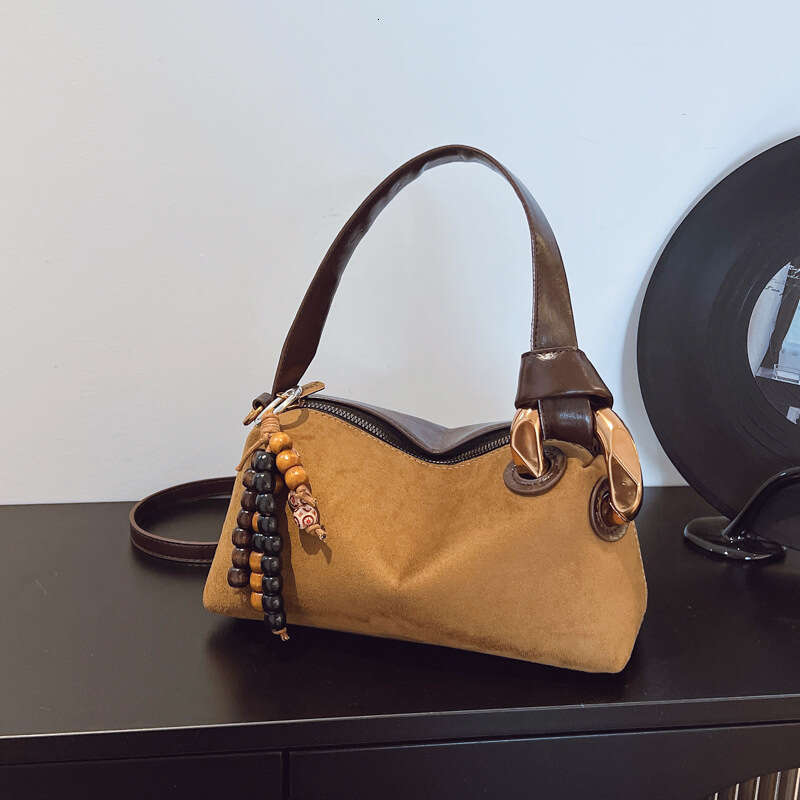designer bag Luxury bag Suede Single Shoulder Underarm New Fashion Korean Version Niche Simple Versatile Handheld Crossbody Tote Bag