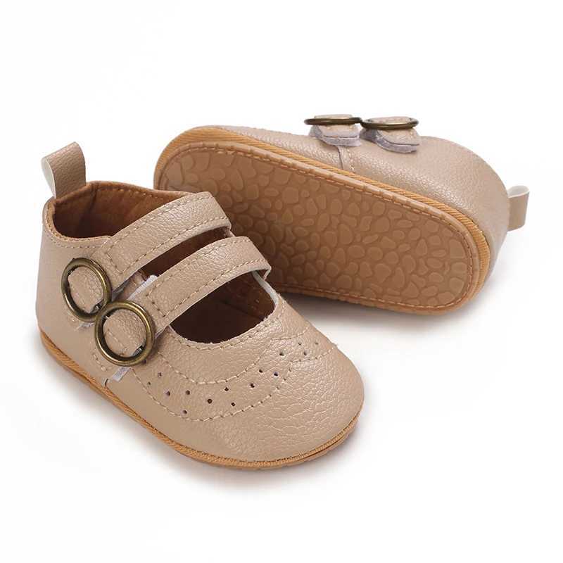 New Baby Girl Shoes Fashion Flower Flats Nonslip Newborn Toddler First Walkers Formal SandalsJ250930