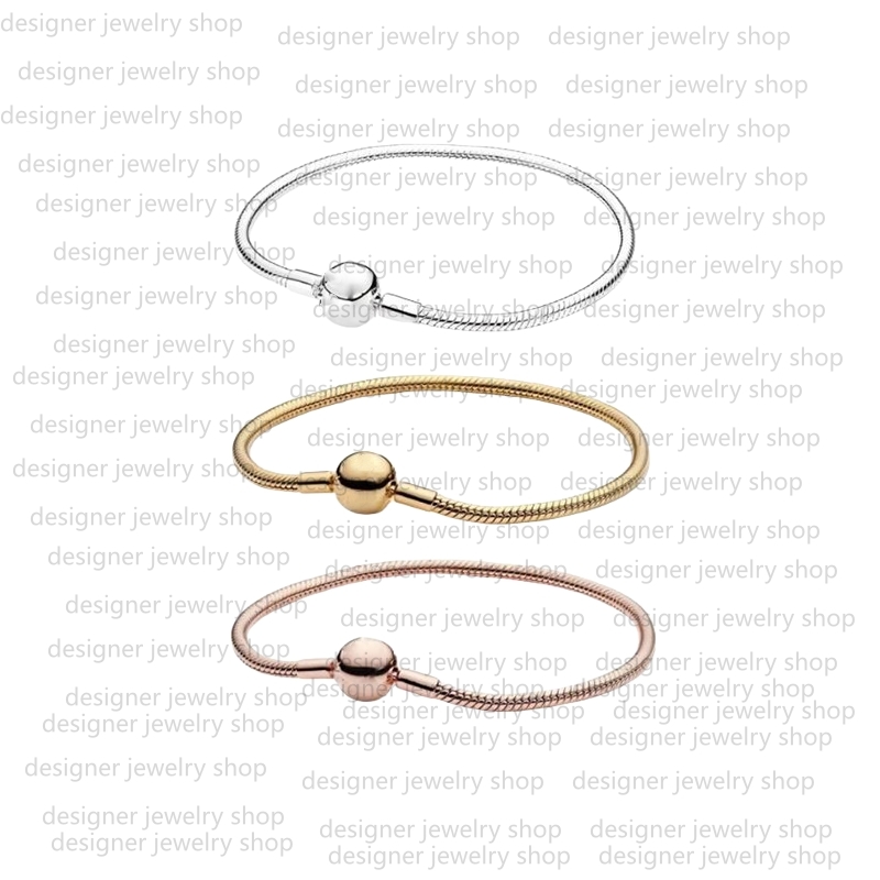 charm Bracelet designer Bracelet for Women New Moment Snake Bone Basic Chain Bracelet Round Buckle Fashion Women's European and American Handmade