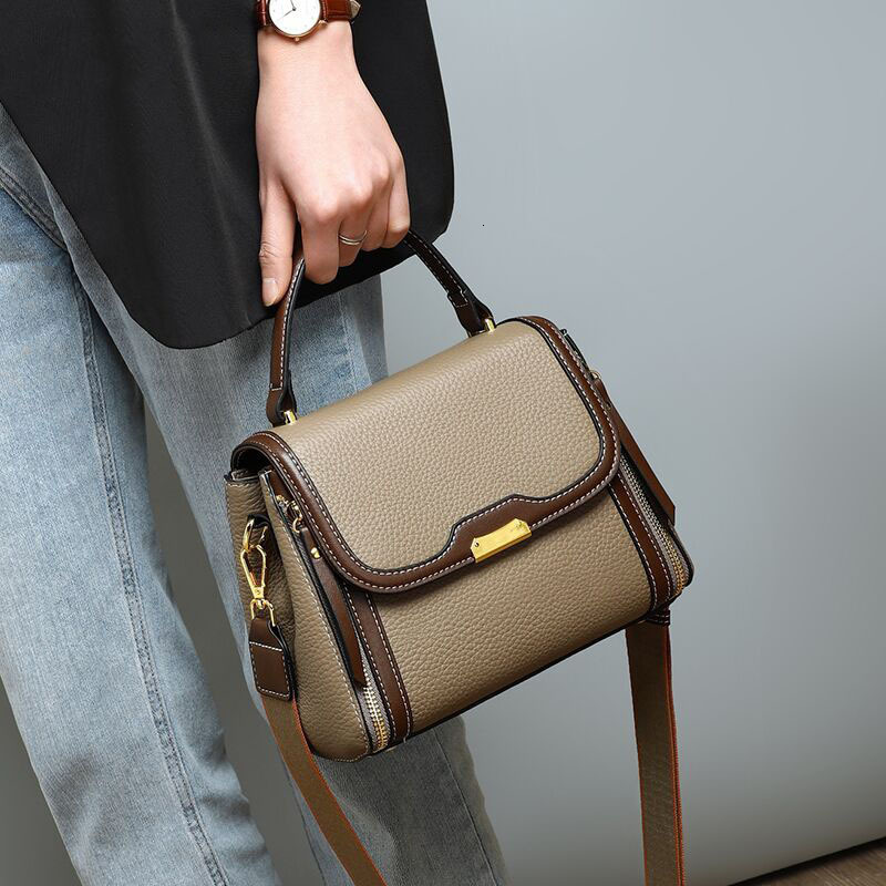 New high-end hot selling handbag shoulder bag genuine leather women's bag designer bag crossbody bag women's large capacity bag