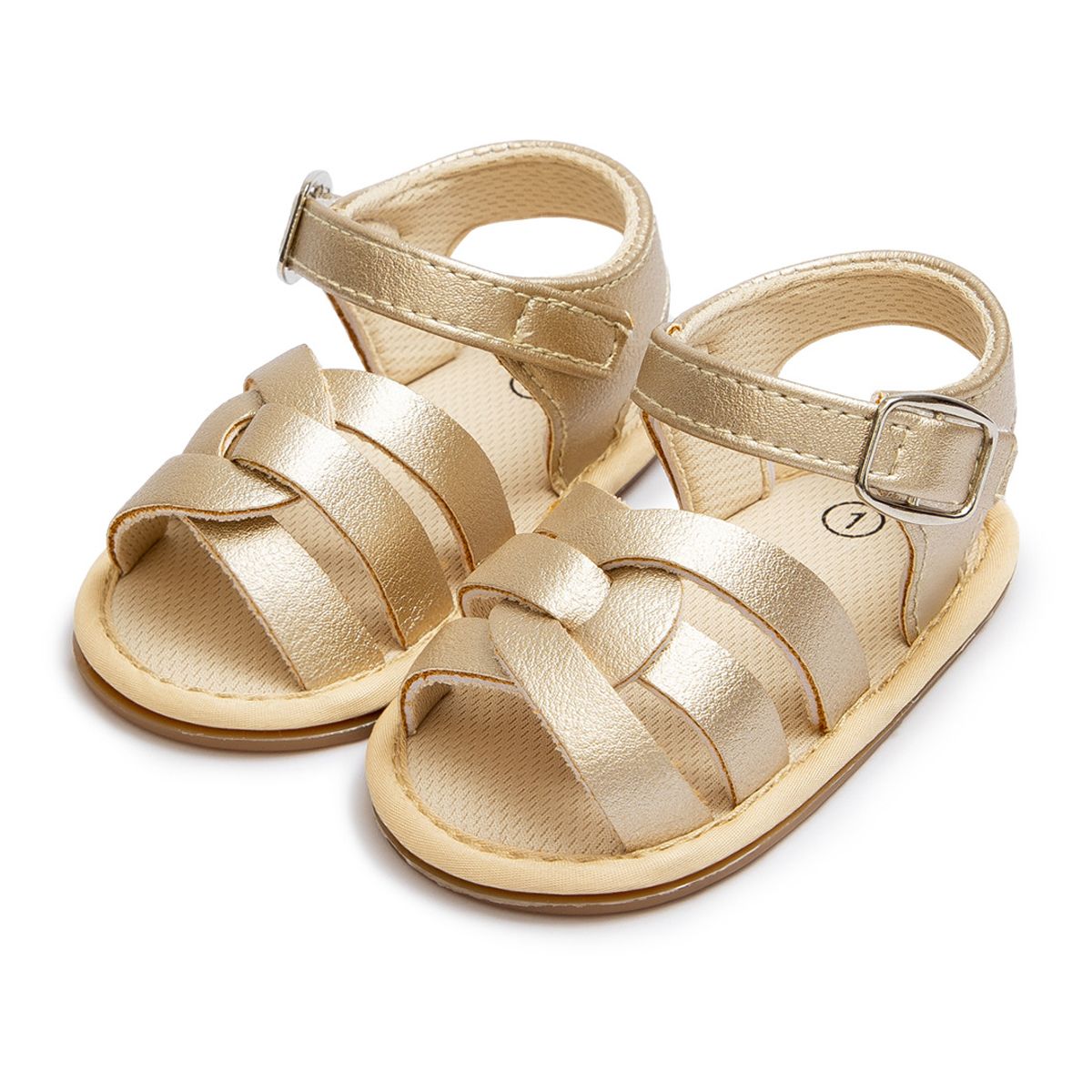 Baby Boys Sandals Toddler Girl Flats Non-slip Rubber Sole Baby Beach Sandals Crib First Walker Summer Baby Shoes Size 0 - 18 Months K0724