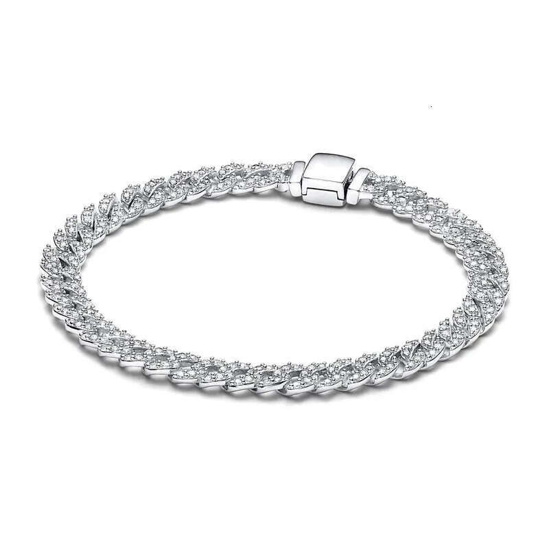 New Sier Plating Timeless Chain Bracelet Jewelry Charm Women Fine Gift