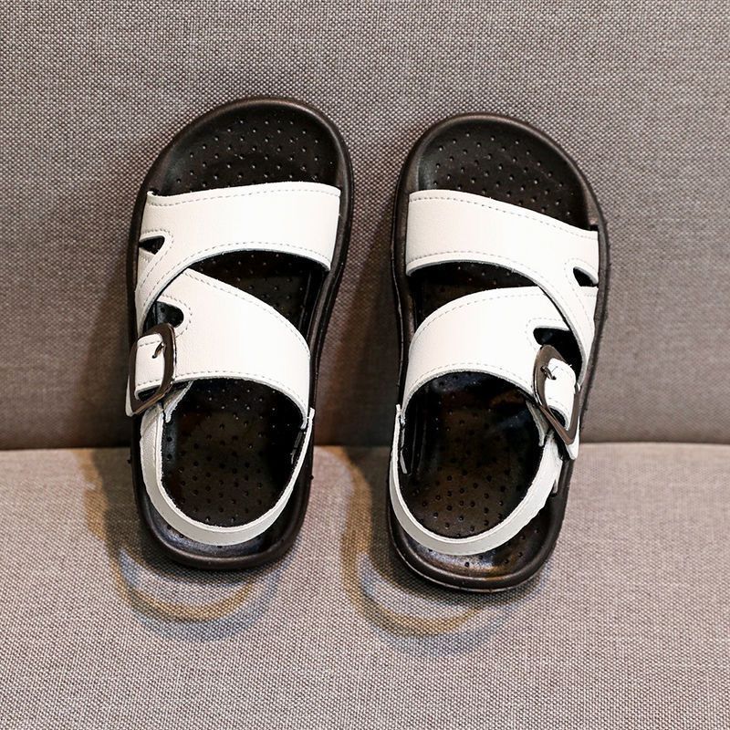 2025 New Kids Sandals Soft Sole Boys Toddler Fashion Design School Summer Kidszworld Casual Sandals Size 21 - 30 K0706