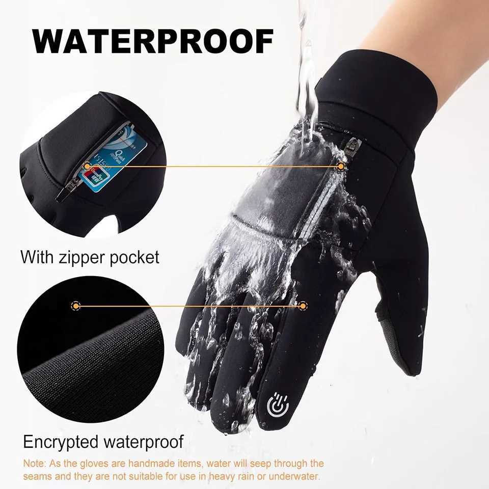 GTUBIKE Winter Fishing Gloves 2 Fingers Flipped Waterproof Winter Gloves Windproof Photography Men and Women Warm Fishing Tools Z250925