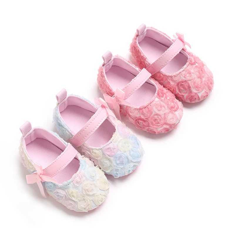 Newborn Baby Girls Shoes Infant Baby Shoes AntiSlipPrincess First Walker Baby Girl Shoes 018MJ250930