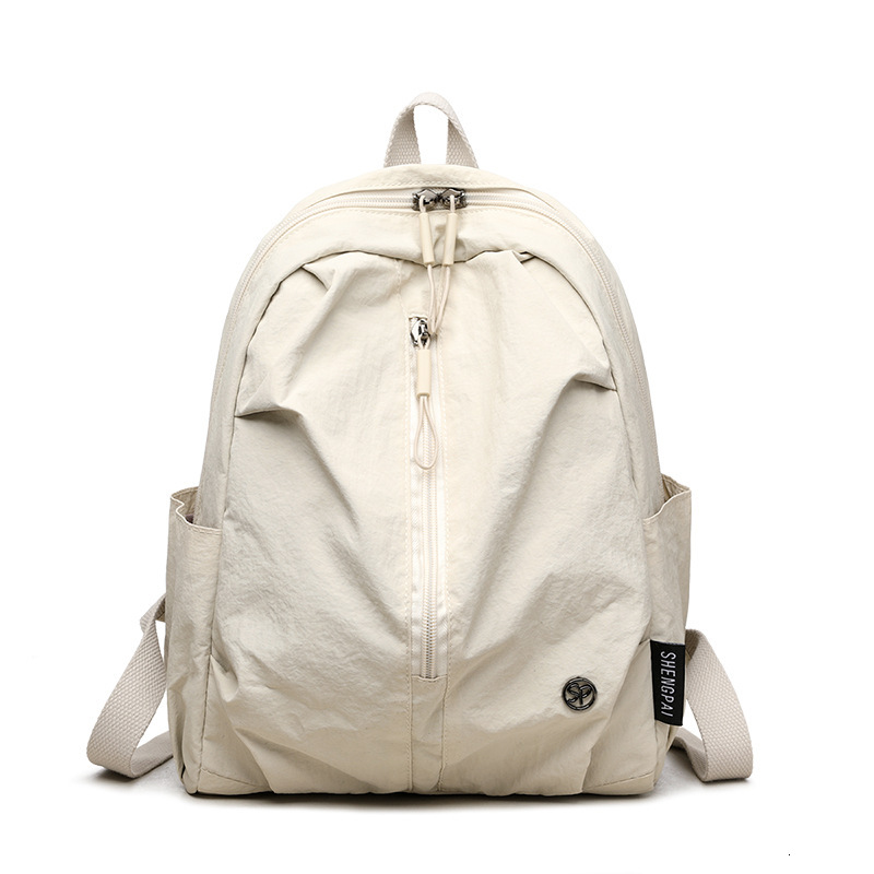 Designer's new colorful pleated backpack 2025 travel bag