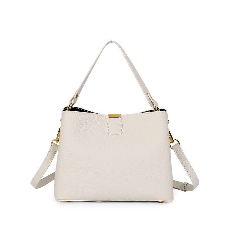 designer bag Luxury bag Fashion Cowhide for Women New Large Capacity Bucket Bag Versatile Commuter Genuine Leather Crossbody Shoulder Handbag