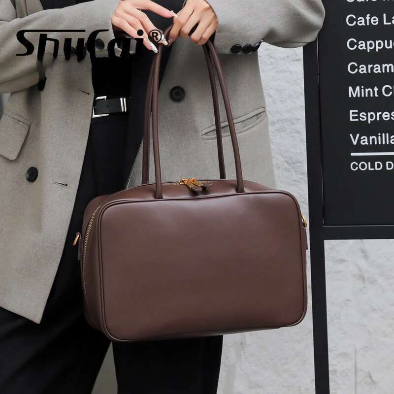 Designer Bags Genuine Leather Fashion Women Shoudler Black Bags Desiger Ladies Crossbody Cowhide Brown Large Bag Female Handbags Coffe Hot Selling