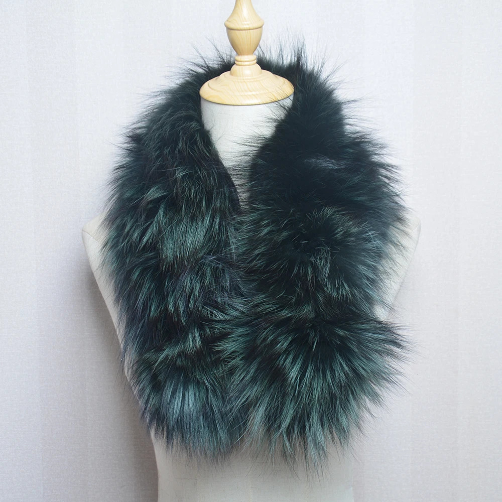 Women Winter Real Fur Scarf 100 Natural Fox Fur Fashion Warm Soft Neckerchief Wholesale Pompom Fur Scarves Headbands 250929