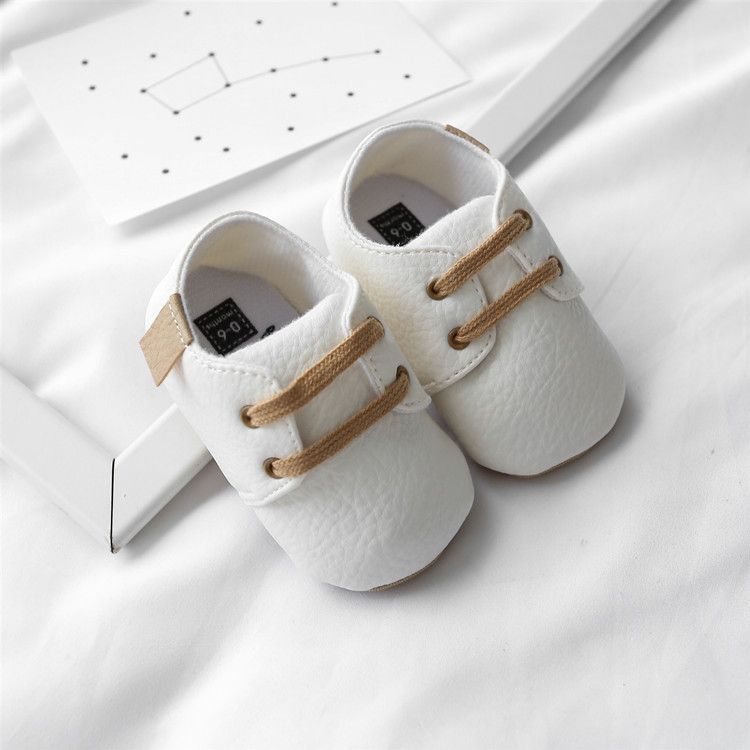 Infant Shoes Leather Boy Girl Shoes Multicolor Toddler Rubber Sole Anti-slip First Walkers Kidszworld Baby Newborn shoes 0-18 Months K0478