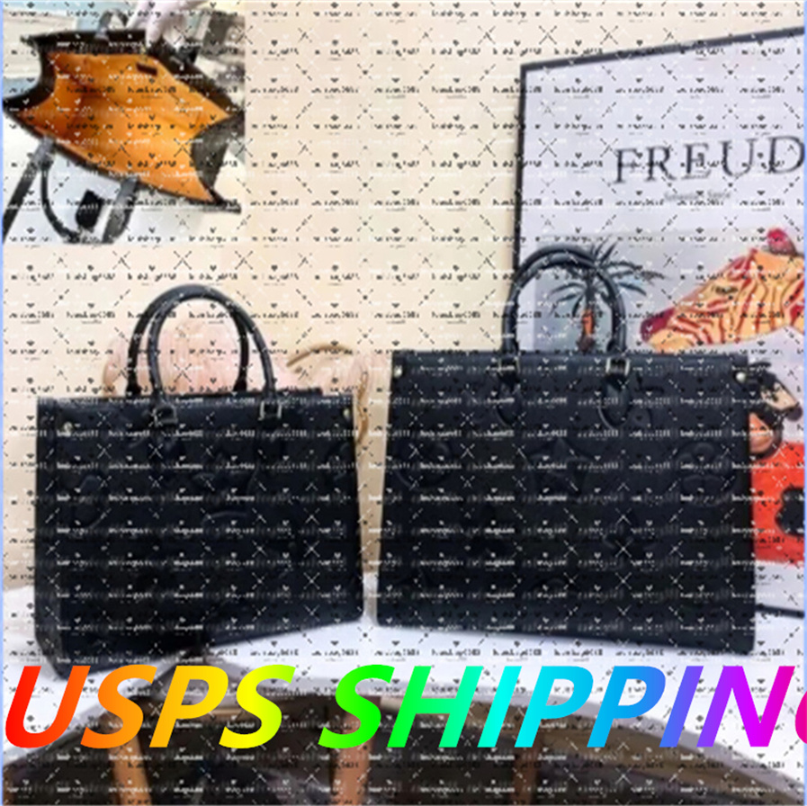 Designer Bag Women Crossbody On the go Embossed Flower Large Capacity Clutch GM MM Tote Bag Fashion Womens Shoulder Bags Handbag Lady Cross body Female backpack Purse