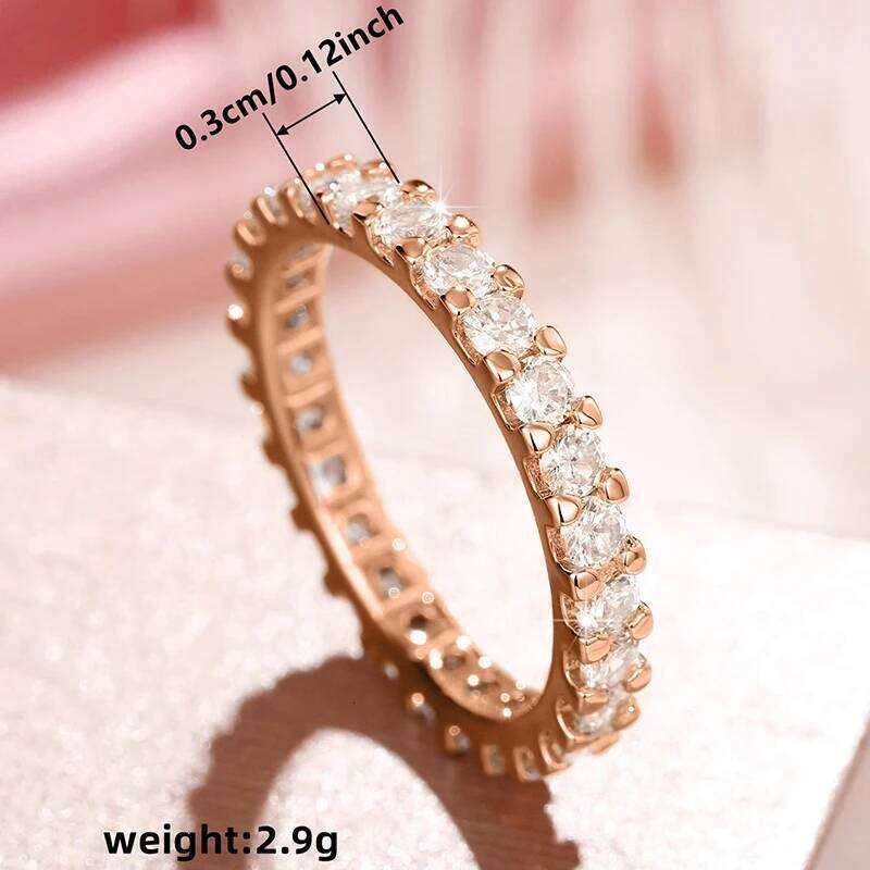 Huitan New Trendy Thin Finger Rings Sier Color Band with Shiny Cubic Zirconia Simple Stylish Daily Wear Accessories for Women