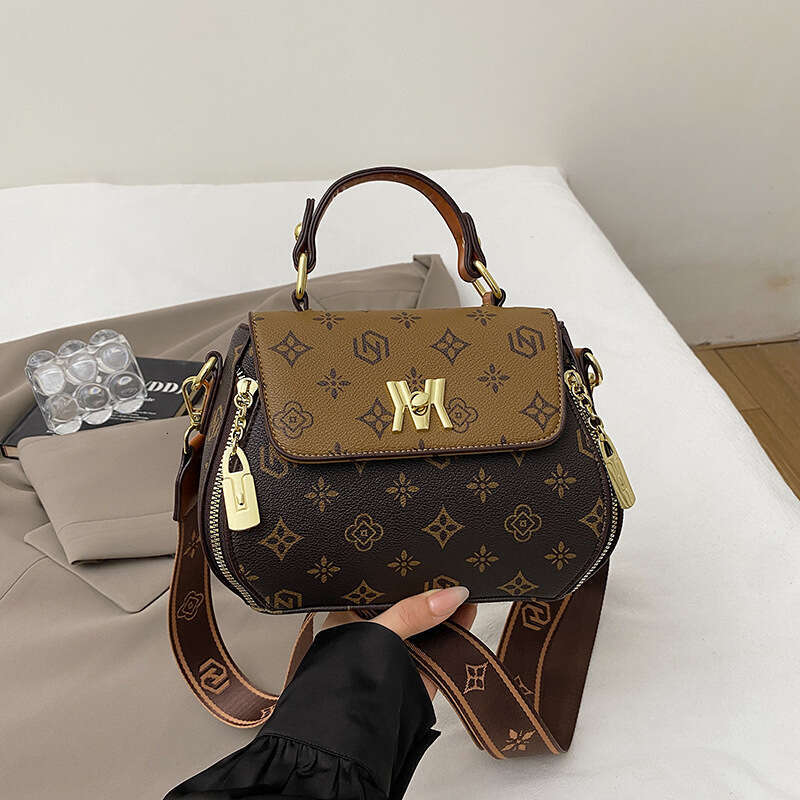 Designer Bags Women Vintage Square Bags Versatile New Pattern Printed Handbag Elegant Tote Bags Shoulder Crossbody Bag