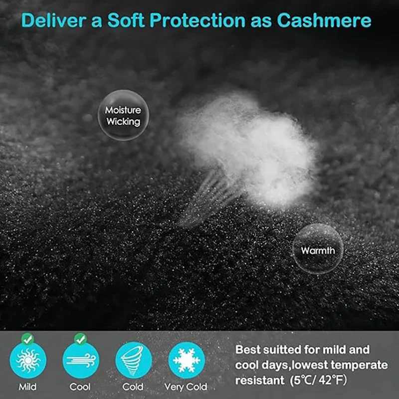 Winter Multifunctional Fleece Zipper Cycling Gloves Touch Screen Antislip Warm Suitable Winter Outdoor Sports Cycling Z250925