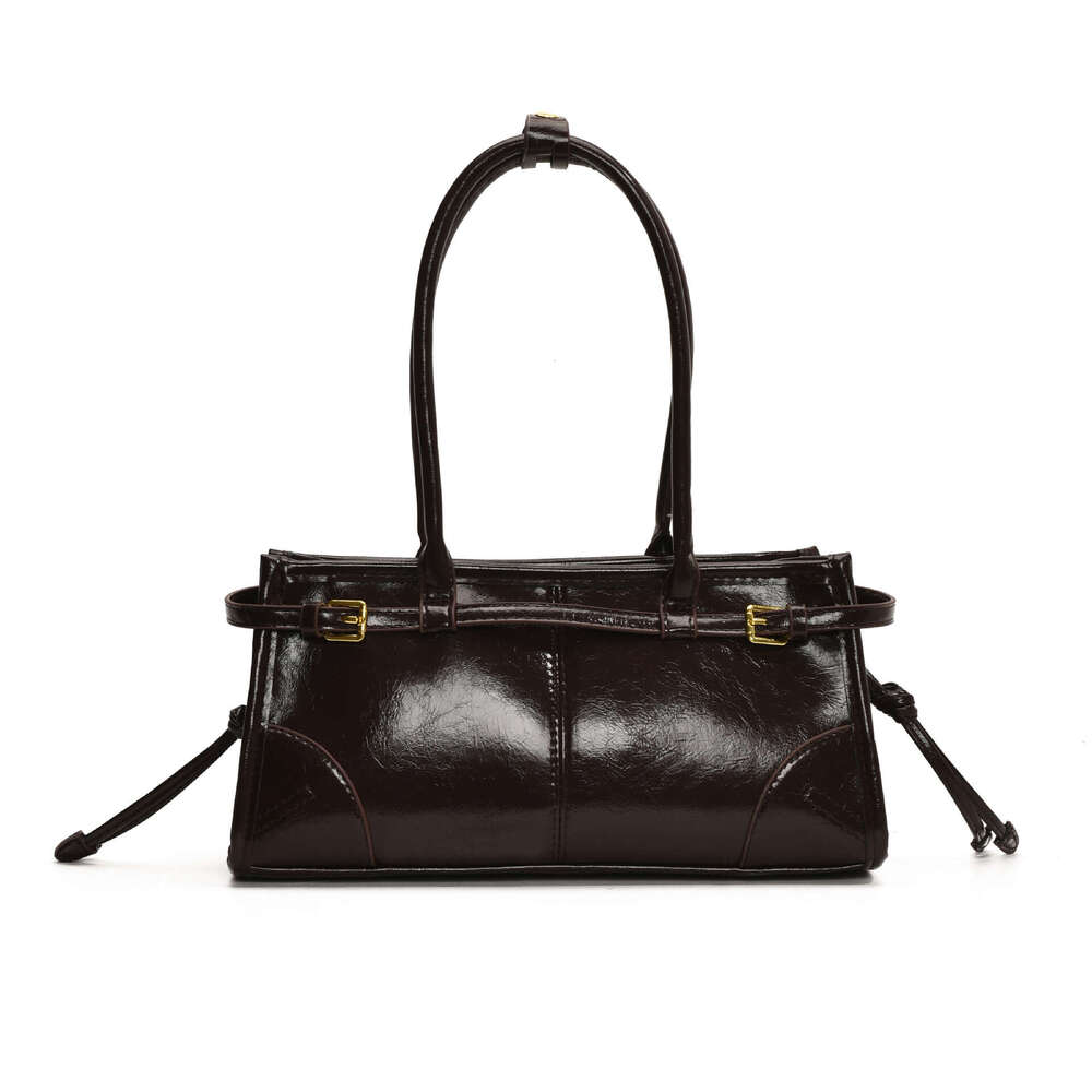 designer bag Luxury bag Large Capacity New Luxury Niche High-End Underarm Tote Single Shoulder Crossbody Oil Wax Leather Bag