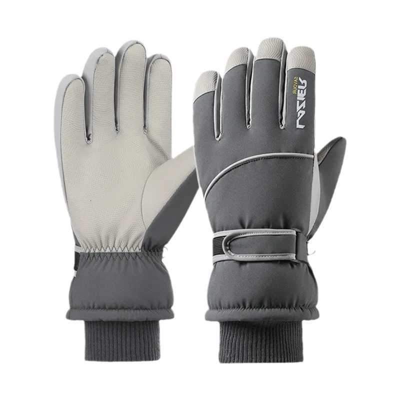 Winter Outdoor Snow Gloves Skating Snowboarding Windproof Warm Ski Gloves Warm Fleece Motorcycle Cycling Glove Z250925